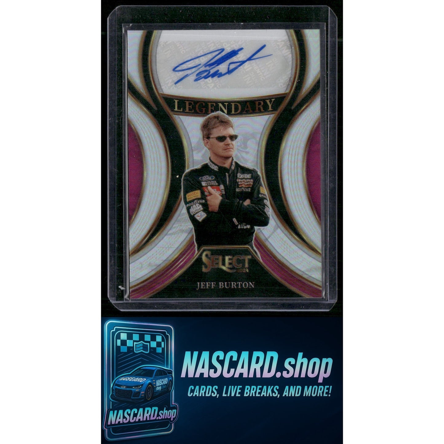 2024 Panini Select #LS-JBT Jeff Burton Legendary Signatures - NASCARD.shop