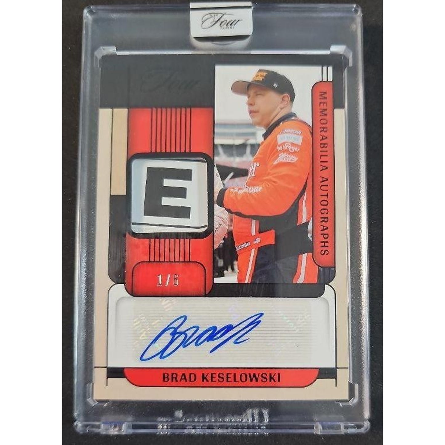 2026 Panini Turn Four Racing Brad Keselowski Memorabilia Auto Black FOTL /6