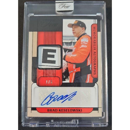 2026 Panini Turn Four Racing Brad Keselowski Memorabilia Auto Black FOTL /6