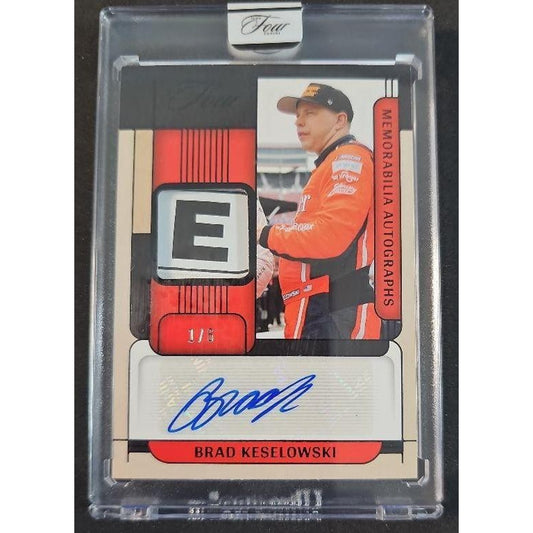 2026 Panini Turn Four Racing Brad Keselowski Memorabilia Auto Black FOTL /6