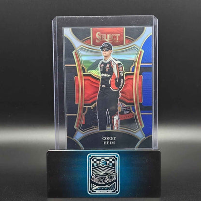 2024 Panini Select - Trackside Black and Blue Prizm #278 Corey Heim /49 - NASCARD.shop