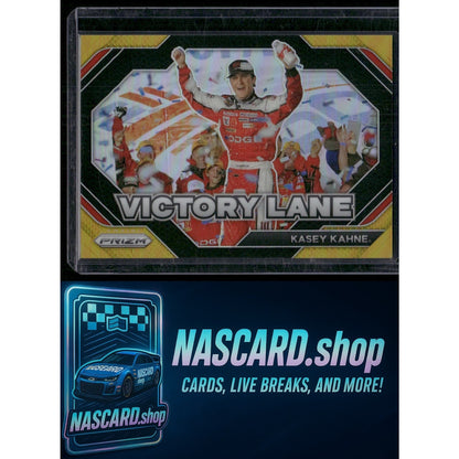 2024 Panini Prizm #10 Kasey Kahne Victory Lane Gold #05/10