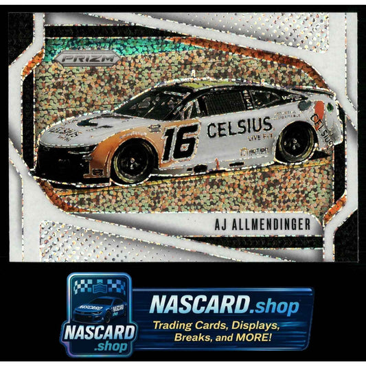 2025 Panini Prizm #135 AJ Allmendinger White Sparkle