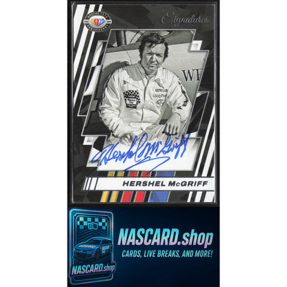 2023 Panini Prizm #75-HM Hershel McGriff NASCAR 75th Anniversary Signatures