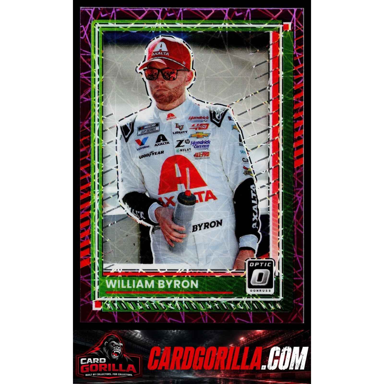 2025 Donruss #6 William Byron Optic Purple Velocity #/59