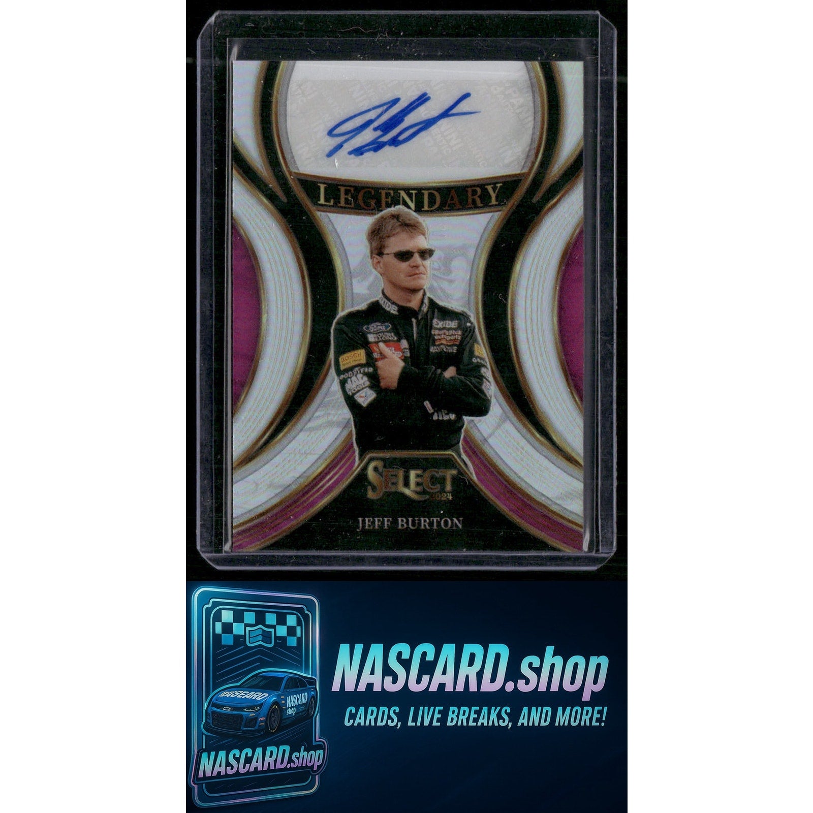 2024 Panini Select #LS-JBT Jeff Burton Legendary Signatures - NASCARD.shop