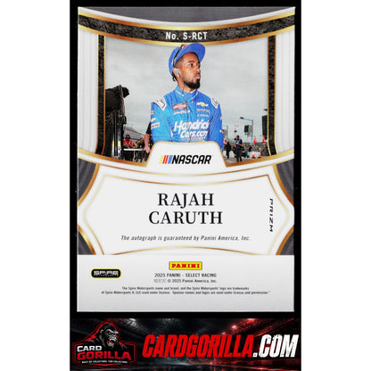2025 Panini Select #S-RCT Rajah Caruth Signatures