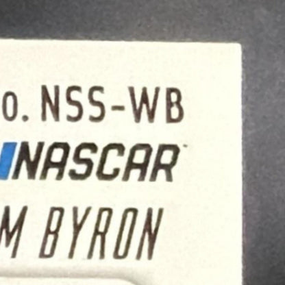 2019 Panini Prime William Byron NASCAR Shadowbox Signatures Team Owner 1/1