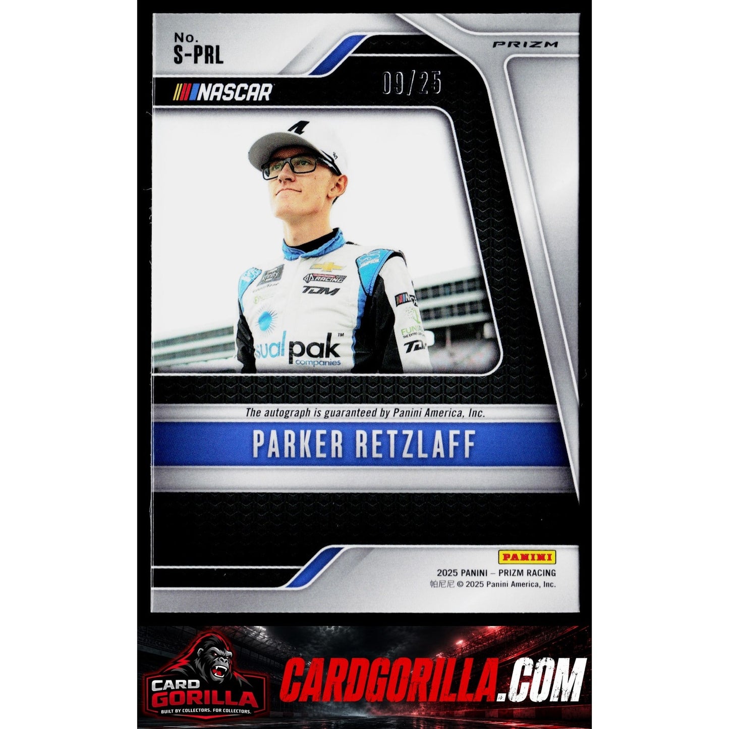 2025 Panini Prizm #S-PRL Parker Retzlaff Scripts Mojo #/25