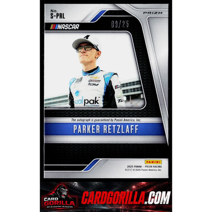 2025 Panini Prizm #S-PRL Parker Retzlaff Scripts Mojo #/25