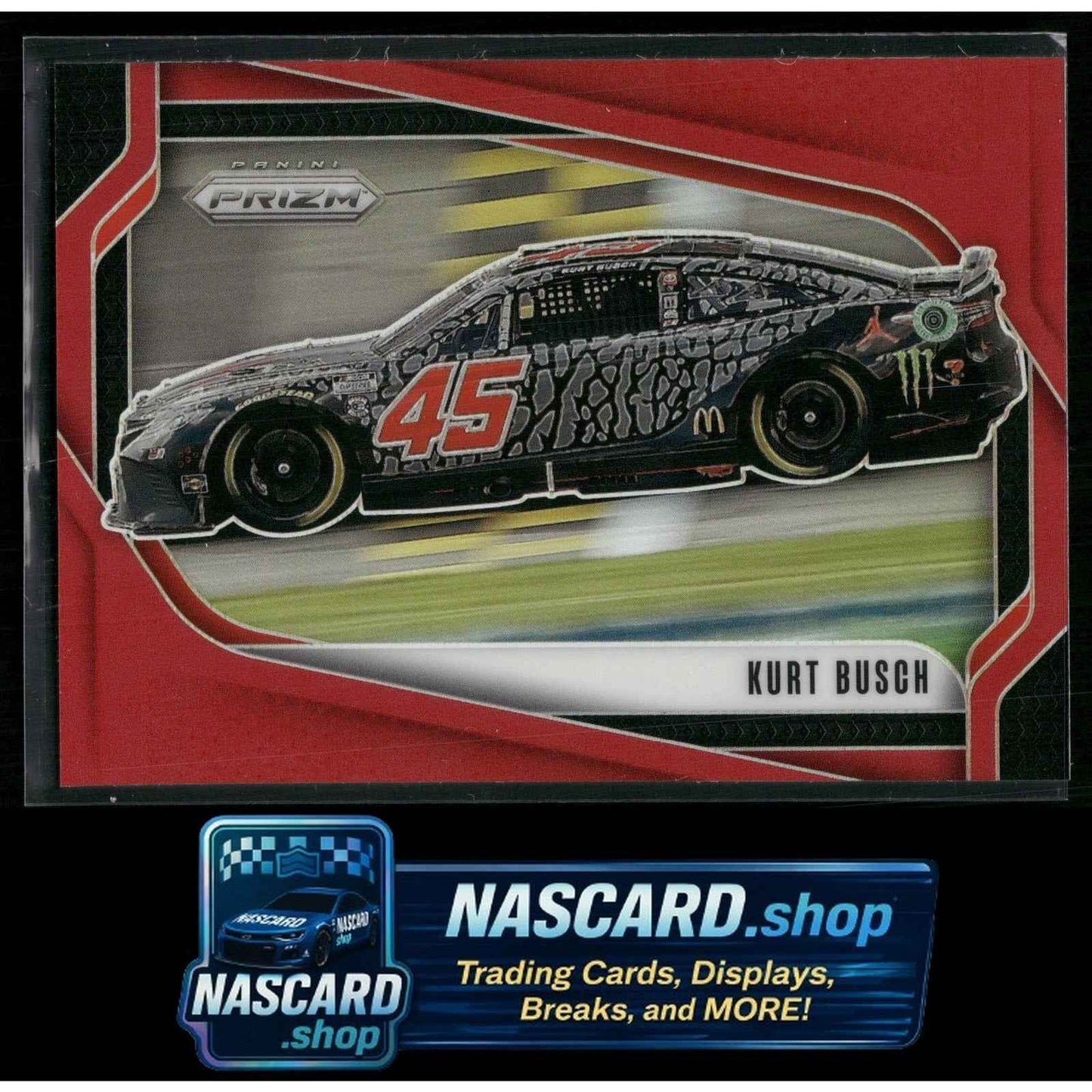 2025 Panini Prizm #131 Kurt Busch Red #/249