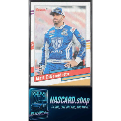 2024 Donruss #152 Matt DiBenedetto Artist Proof #/25