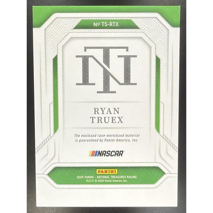 2025 Panini National Treasures Ryan Truex #11 Treasured Swatches 26/75
