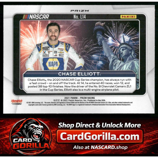 2021 Panini Prizm #L14 Chase Elliott Liberty