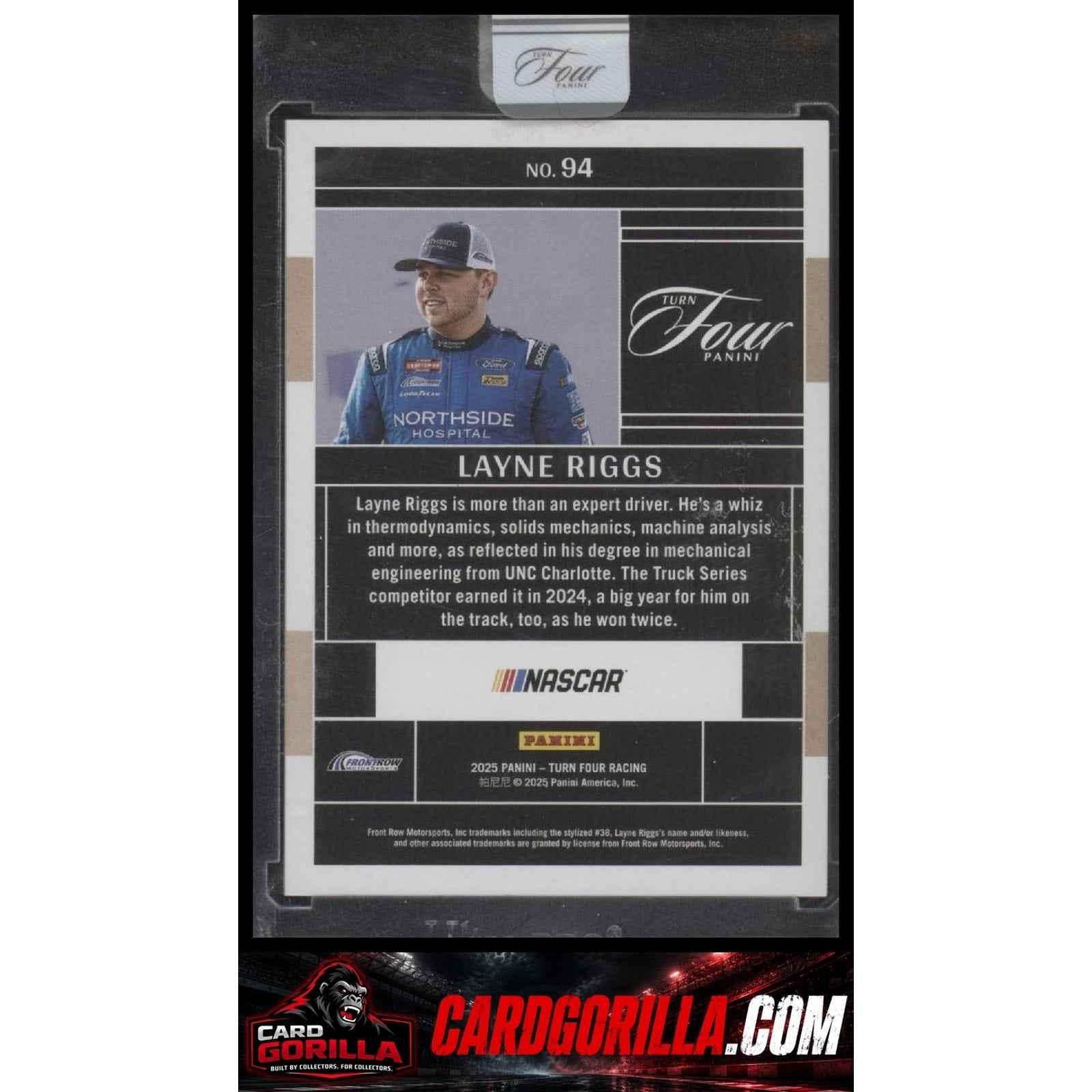 2025 Panini Turn Four #94 Layne Riggs #/75