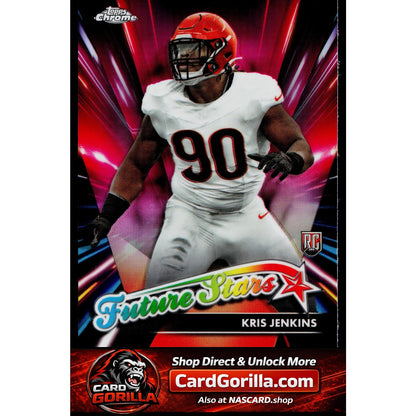 2024 Topps Chrome #FS-23 Kris Jenkins Future Stars Refractor
