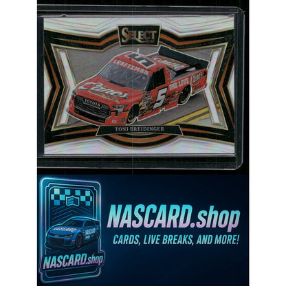 2025 Panini Select Pit Road #147 Toni Breidinger Silver Prizms - NASCARD.shop