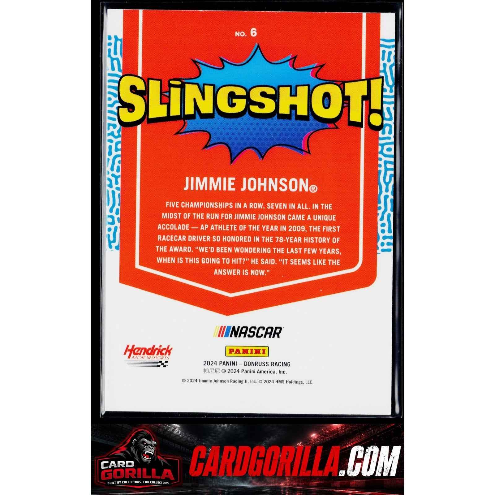 2024 Donruss #6 Jimmie Johnson Slingshot