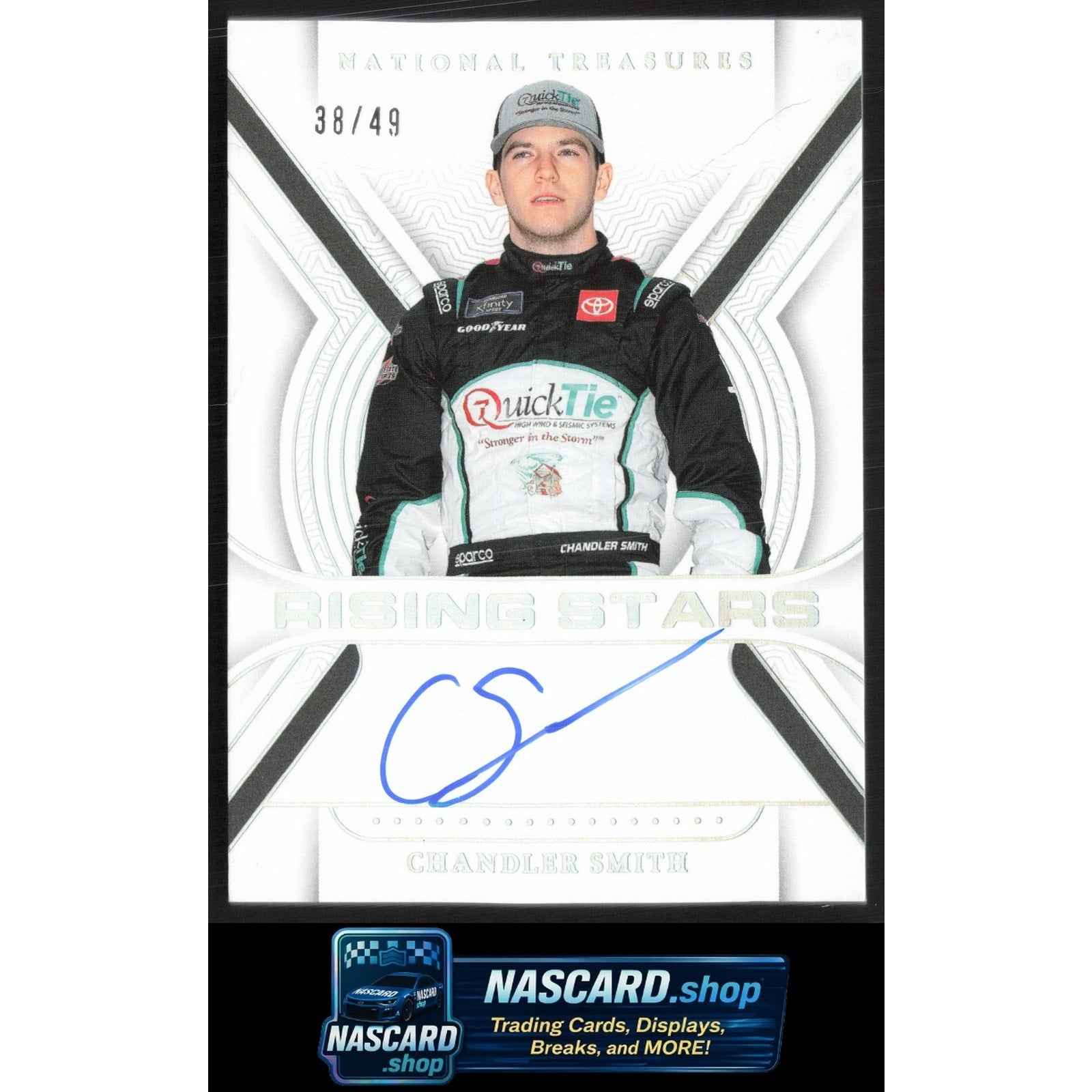 2024 Panini National Treasures Chandler Smith Rising Stars Holo Silver #/49