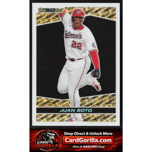 2021 Topps Chrome Update #BGC-2 Juan Soto Topps Black Gold