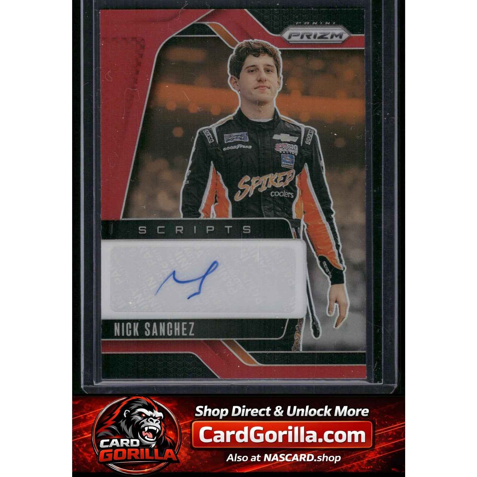 2025 Panini Prizm #S-NSH Nick Sanchez Scripts Red #/99