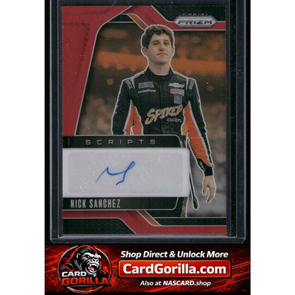 2025 Panini Prizm #S-NSH Nick Sanchez Scripts Red #/99