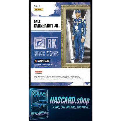 2019 Donruss #8 Dale Earnhardt Jr Race Kings Buy Back Autograph #/5 - Card Gorilla