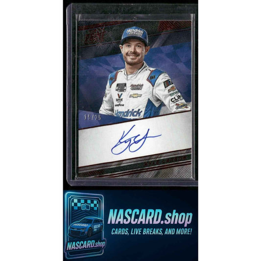 2023 Panini Prime #PS-KLA Kyle Larson Prime Signatures Red #/25