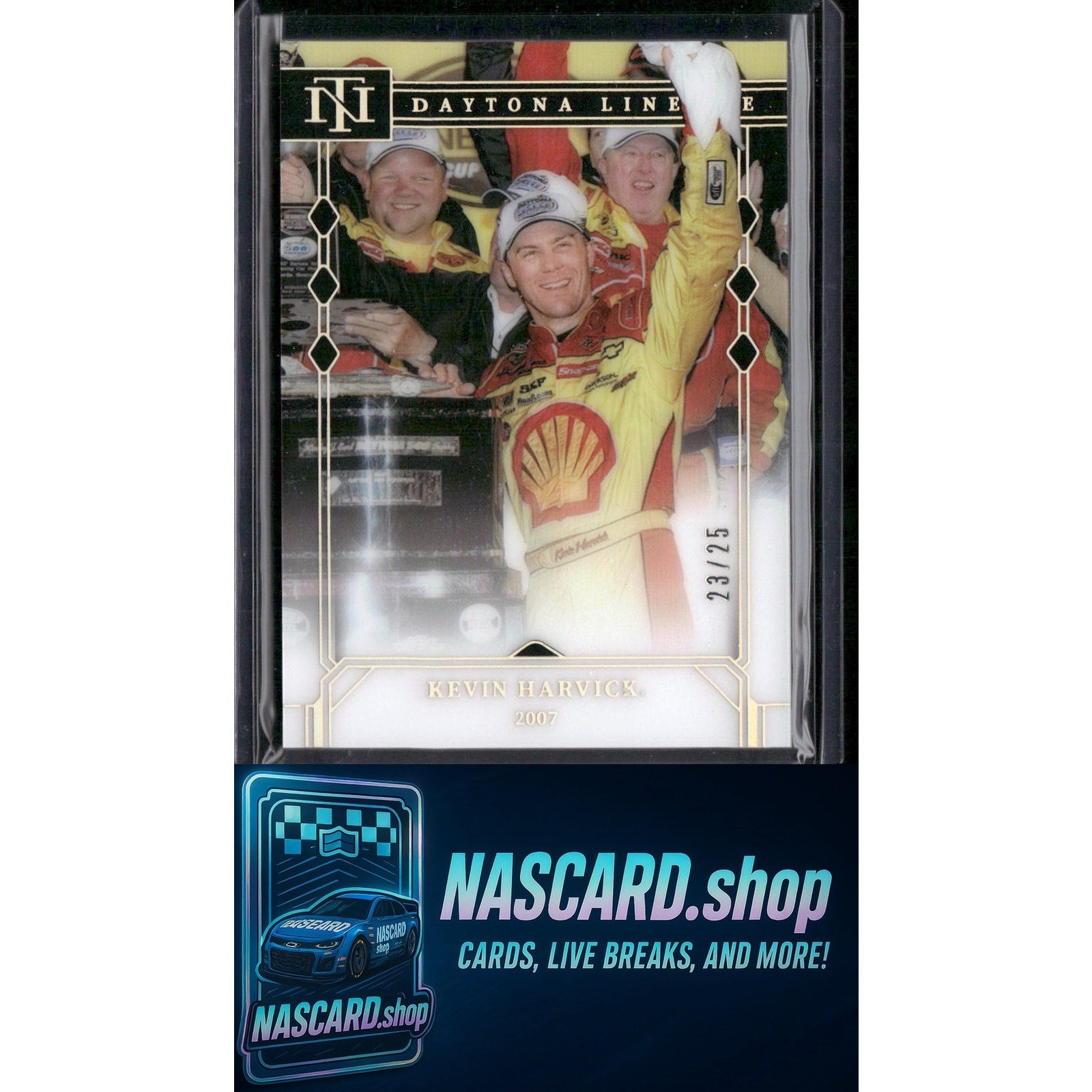2024 Panini National Treasures #DL-13 Kevin Harvick Daytona Lineage #/25 - NASCARD.shop