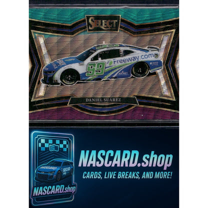 2025 Panini Select #180 Daniel Suarez Tri-Color Prizms