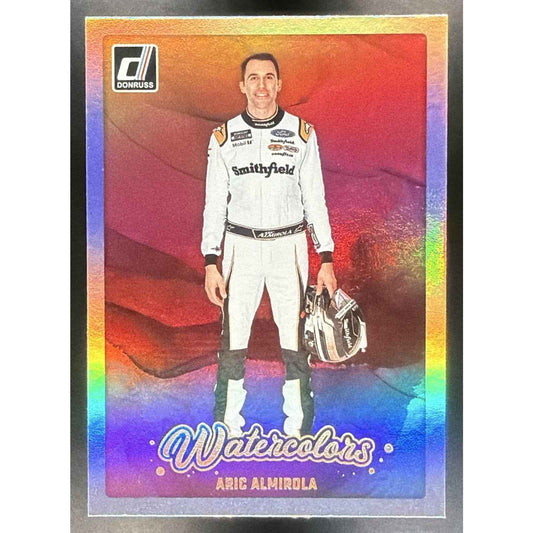 2024 Panini Donruss Aric Almirola #17 Watercolors