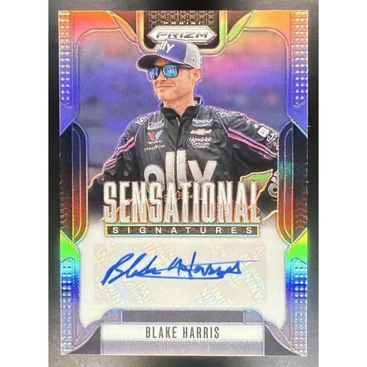2025 Panini Prizm NASCAR Blake Harris #65 Sensational Signatures Auto