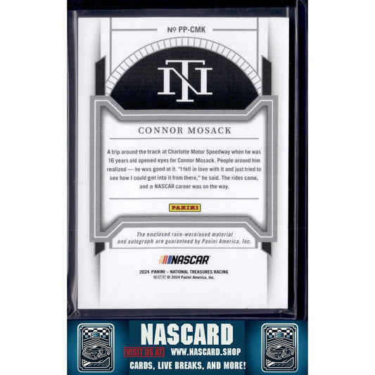 2024 National Treasures Connor Mosack Premium Patches Stars and Stripes #/13 - NASCARD.shop