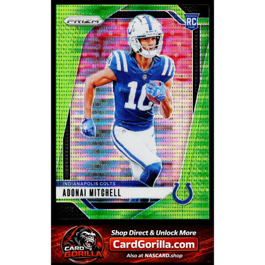 2024 Panini Prizm #303 Adonai Mitchell Green Wave