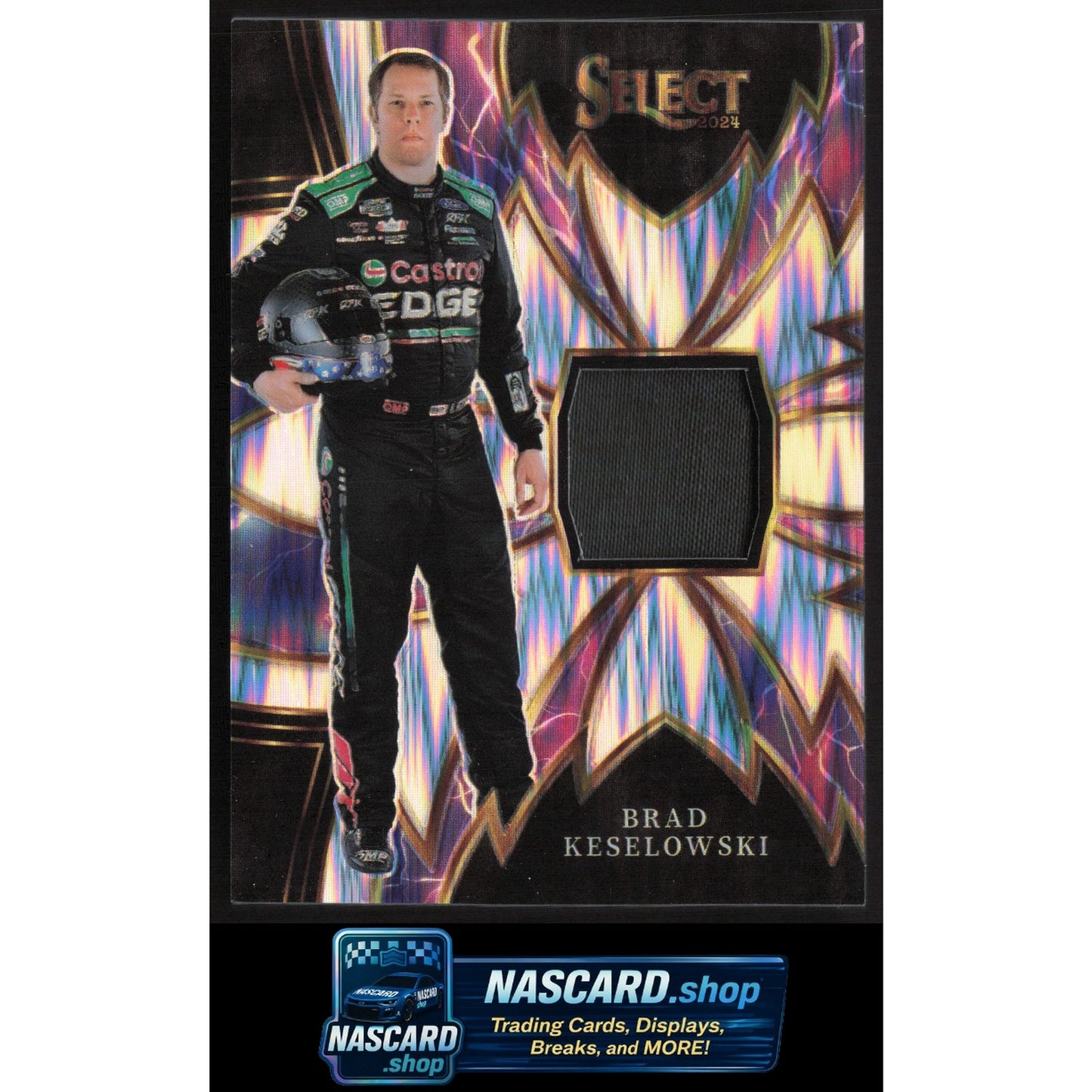 2024 Panini Select #S-BKS Brad Keselowski Sparks Flash Prizms