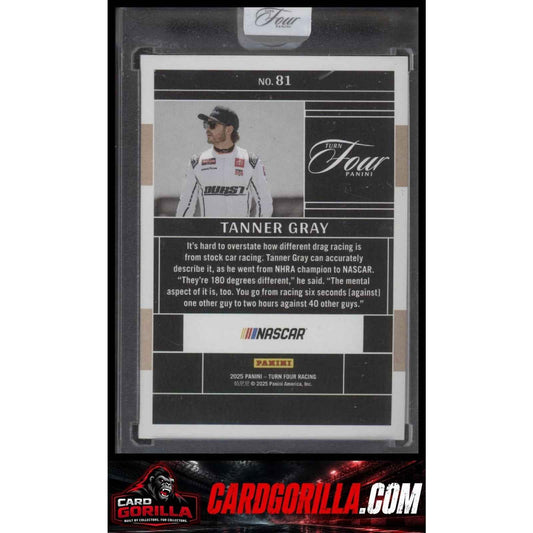 2025 Panini Turn Four #81 Tanner Gray #/75