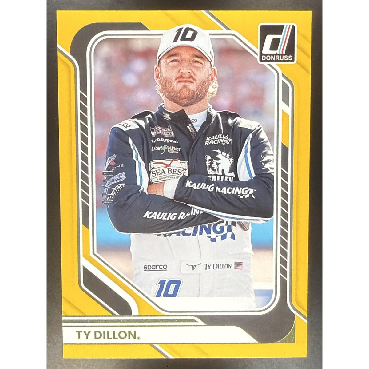 2026 Panini Donruss NASCAR Racing Ty Dillon #25 Gold /10