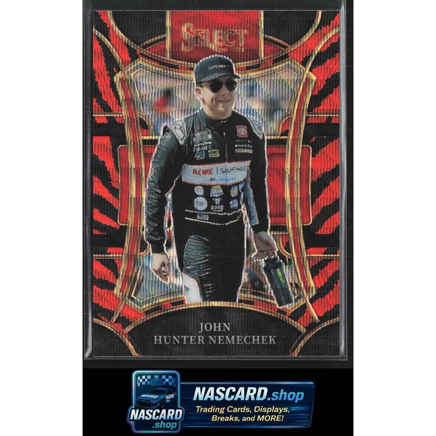 2024 Panini Select #222 John Hunter Nemechek Tiger Prizms