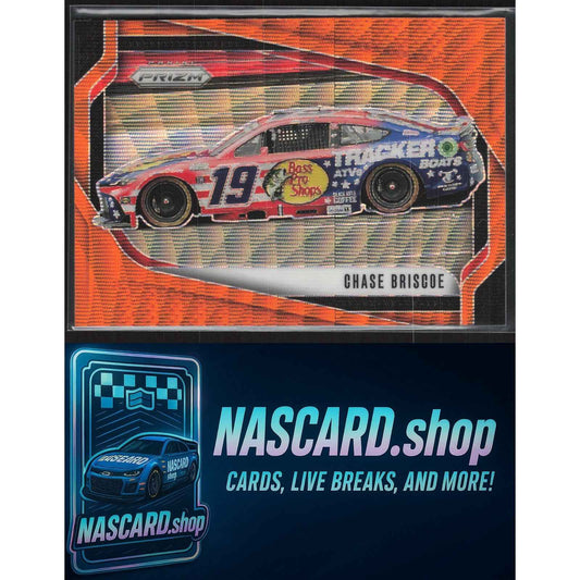 2025 Panini Prizm #142 Chase Briscoe Rides Orange Prizm #/125