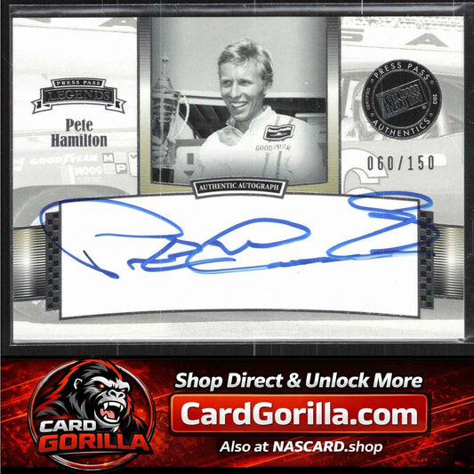 2012 Press Pass Legends #LG-PH Pete Hamilton Autographs Silver #/150