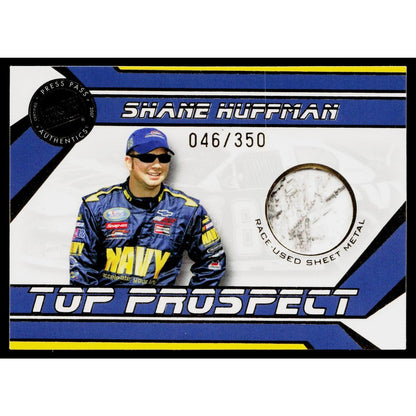 2007 Traks #SH-SM Shane Huffman Top Prospects Sheet Metal #/350