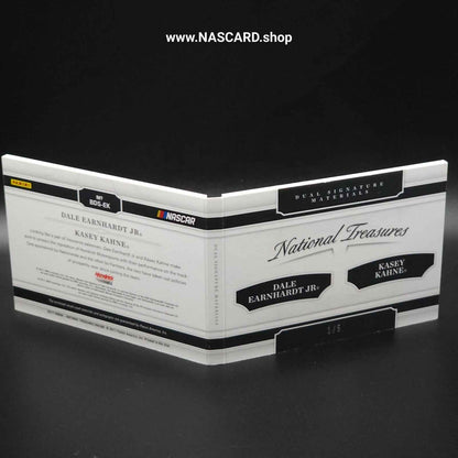 2017 National Treasures Dual Auto Booklet Dale Earnhardt Jr. Kasey Kahne 1/5 - NASCARD.shop