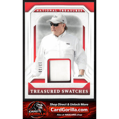 2025 National Treasures Richard Childress Treasured Swatches Holo Silver #/30