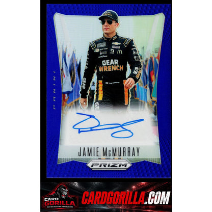 2024 Panini Prizm #TS-JMY Jamie McMurray Throwback Signatures Blue #/49