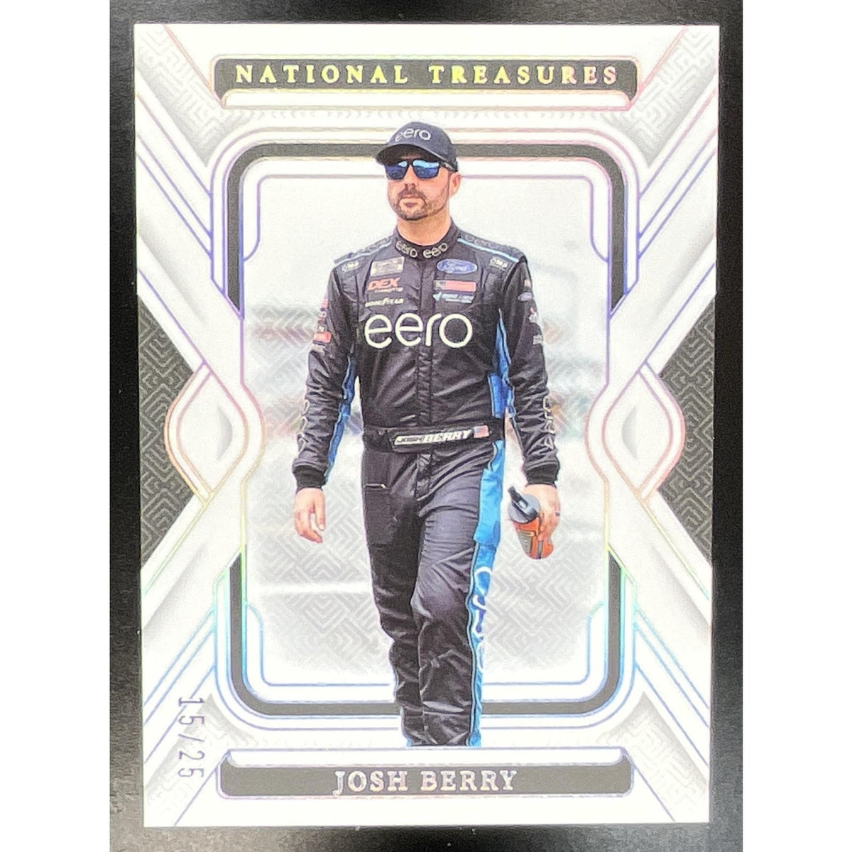 2025 Panini National Treasures Josh Berry #13 Holo Silver 15/25