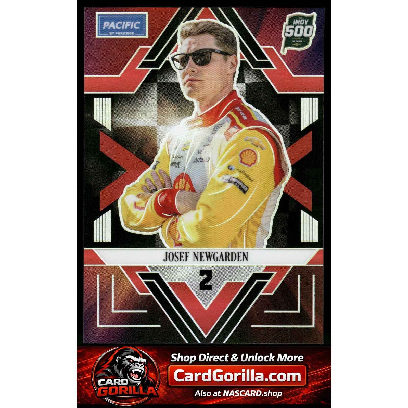 2025 Parkside Indy 500 Pacific #22 Josef Newgarden Red V2