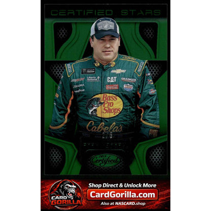 2018 Panini Certified #CS8 Ryan Newman Certified Stars Mirror Green #/5