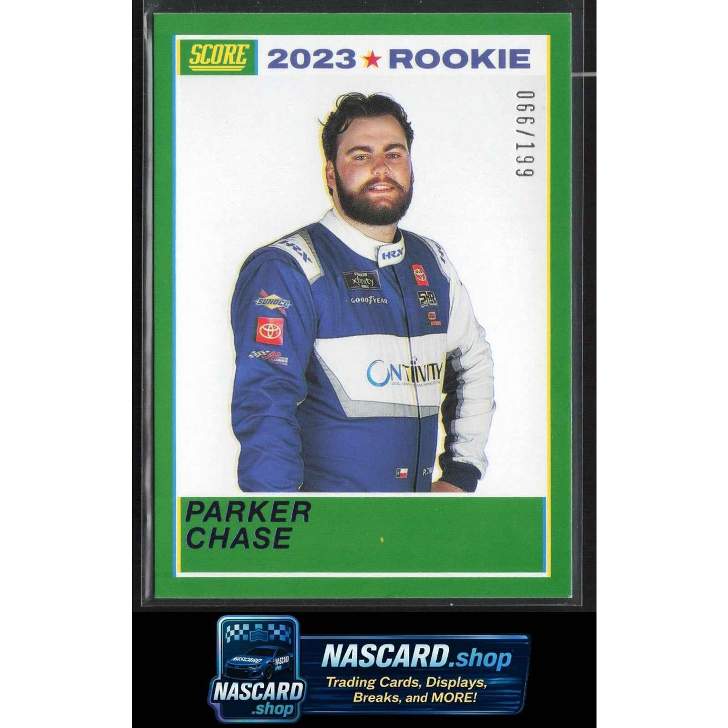 2023 Panini Chronicles #6 Parker Chase Score Blue #/199