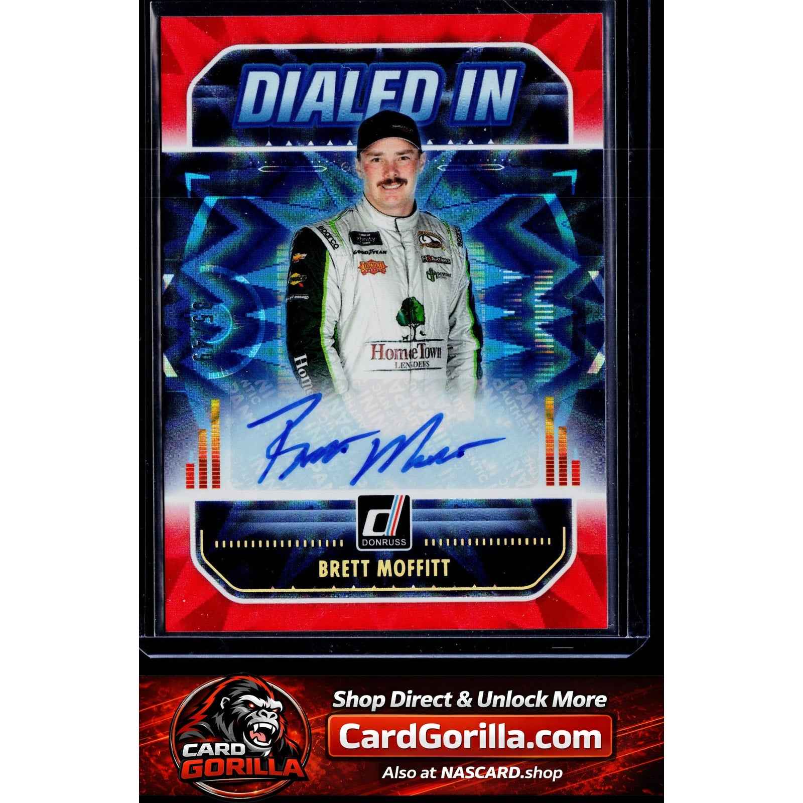 2026 Donruss #DIA-BMT Brett Moffitt Dialed In Red Xplosion #/49