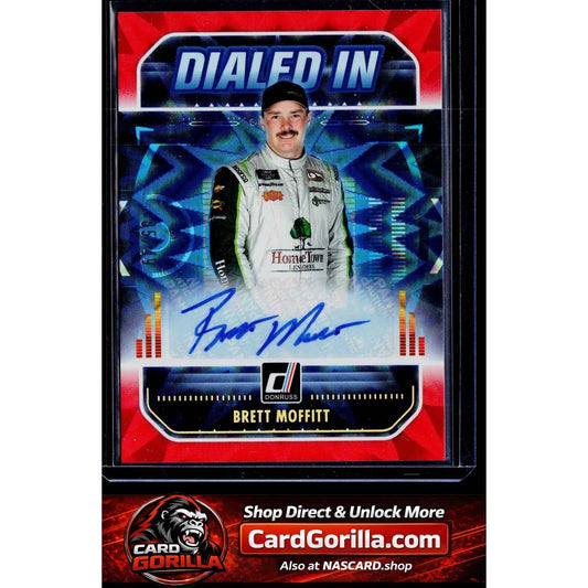 2026 Donruss #DIA-BMT Brett Moffitt Dialed In Red Xplosion #/49